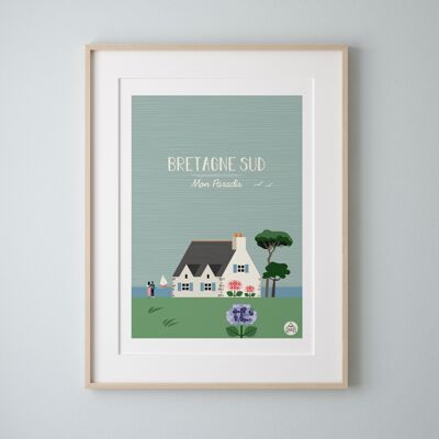 MY PARADISE - South Brittany - Poster