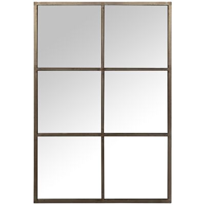 CHAMPAGNE METAL WINDOW MIRROR (VERTICAL ONLY) _80X2X120CM, IRON LL72468