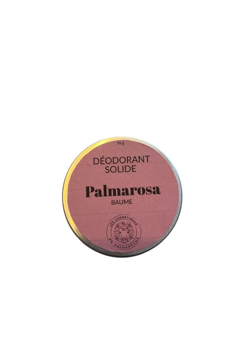 Déodorant solide, Baume, Palmarosa, 70 g