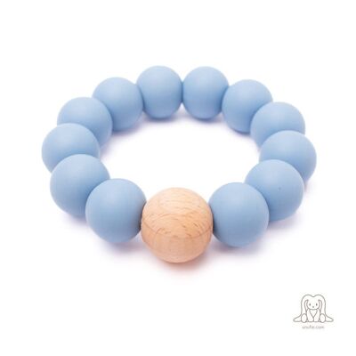 Baby Silicone Teether | BEADS BabyBlue