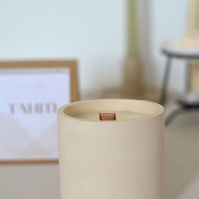 Jesmonite Tahiti candle