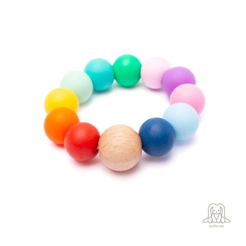 Baby Silicone Teether | BEADS Rainbow