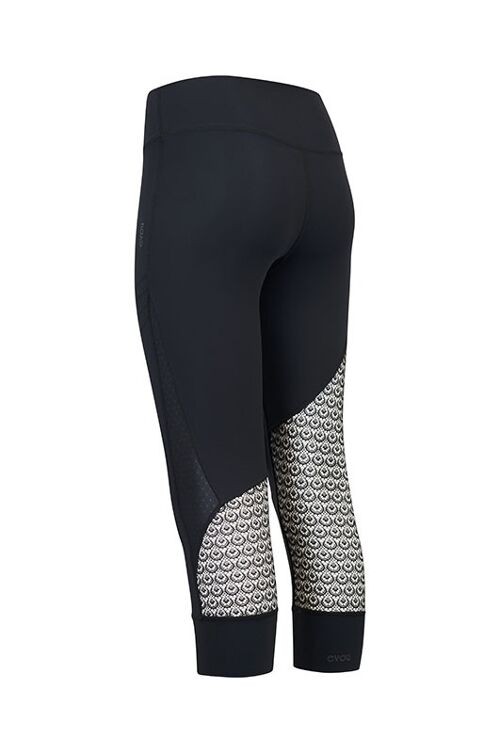 Capri Tight Frida, 100% Recycled fabrics, Flatlock stitches, made in Europe