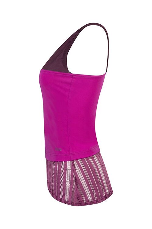 Singlet Fuchsia, 100% recycled fabrics, made in Europe