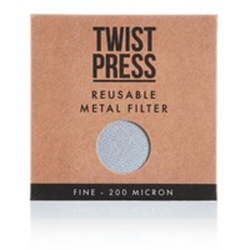 Twist Press Stainless Steel Filter