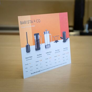 Barista & Co Brew Guide Dépliant A5 2