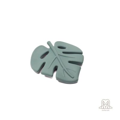 Baby Silicone Teether | LEAF Green