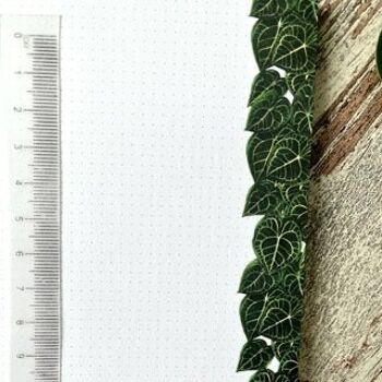 Bloc-notes A6 - Anthurium Clarinervium, fournitures de bureau design botanique 4