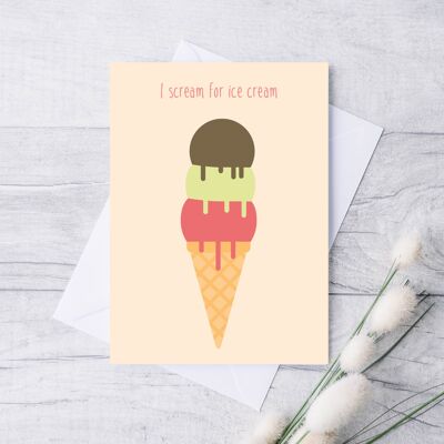 Ice Cream Card