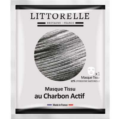 Bamboo Activated Charcoal Sheet Mask - Face and Upper Neck