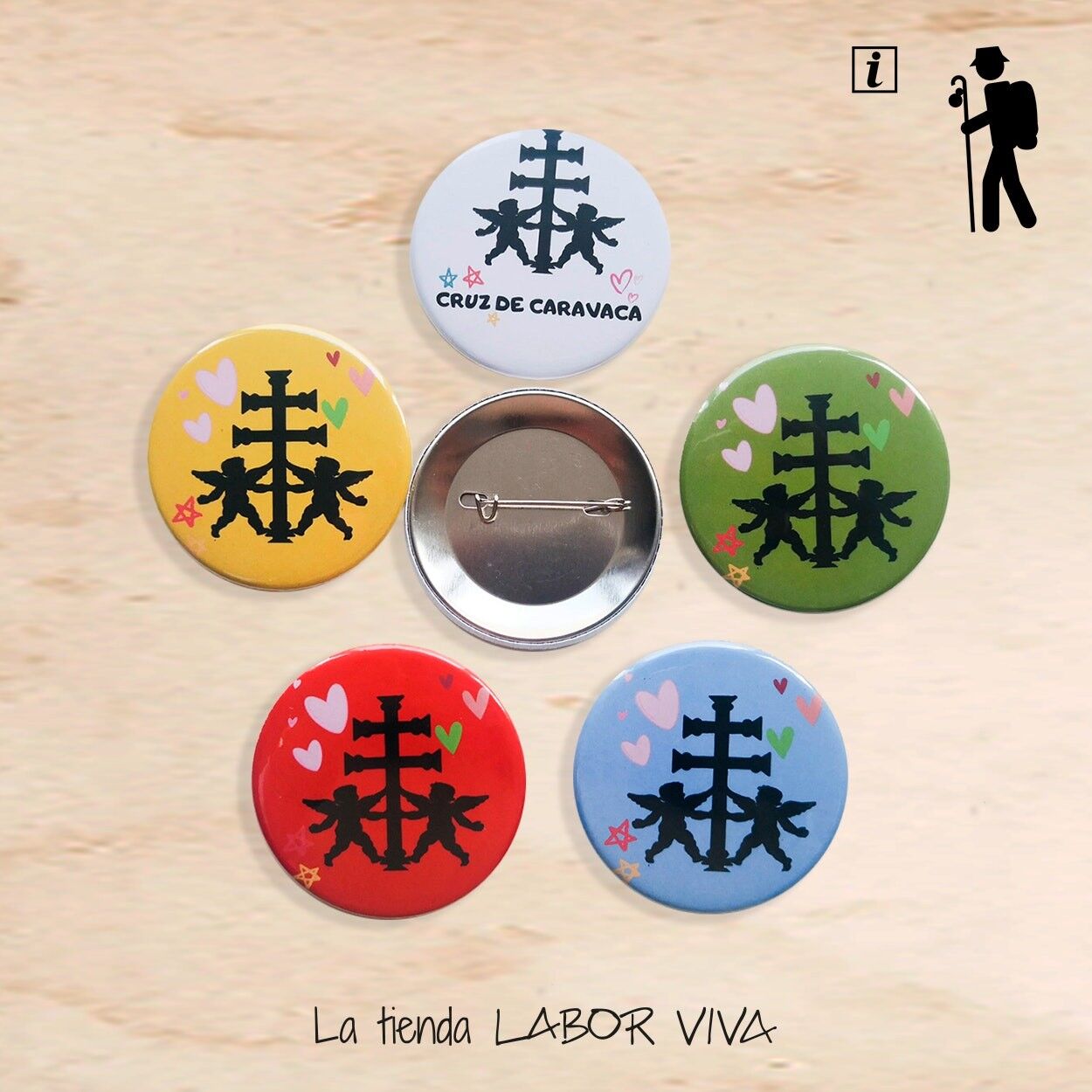 Confezione di distintivi Cruz de Caravaca