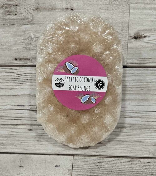 Pacific Coconut Exfoliating Soap Sponge