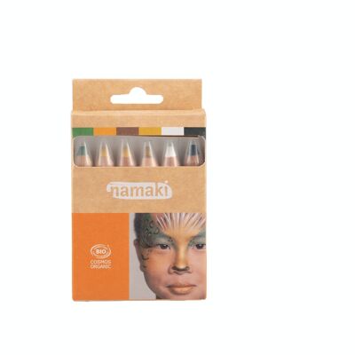 Kit 6 crayons de maquillage Vie Sauvage
