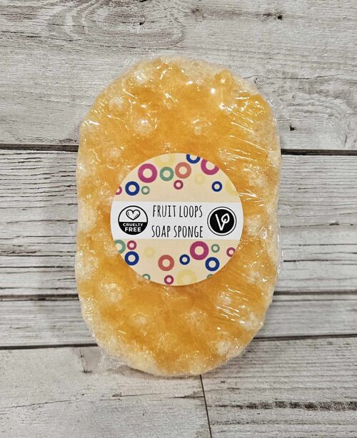 Fruit Loops Exfoliating Soap Sponge