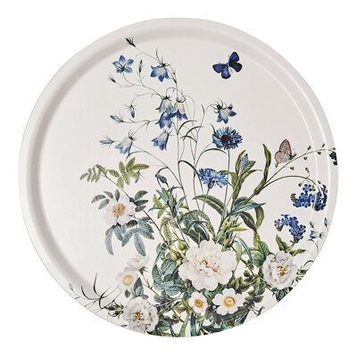 Serving tray Ø38 - Blue Flower Garden JL