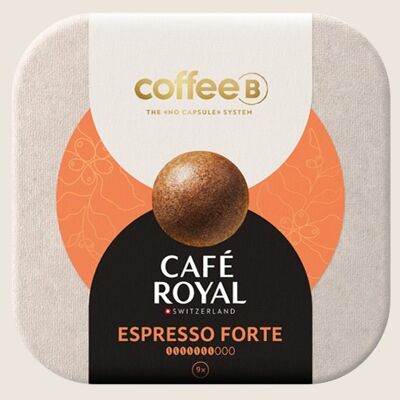 Café: 90 bolas de café Coffee B de Café Royal Espresso Forte