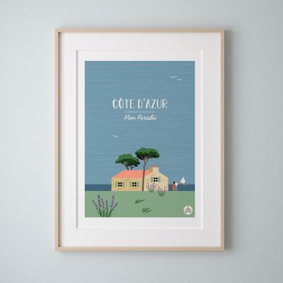 MEIN PARADIES - Côte d'Azur - Poster