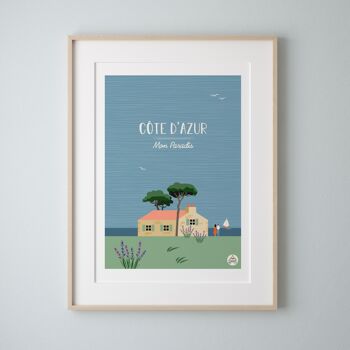 MON PARADIS - Côte d'Azur - Affiche