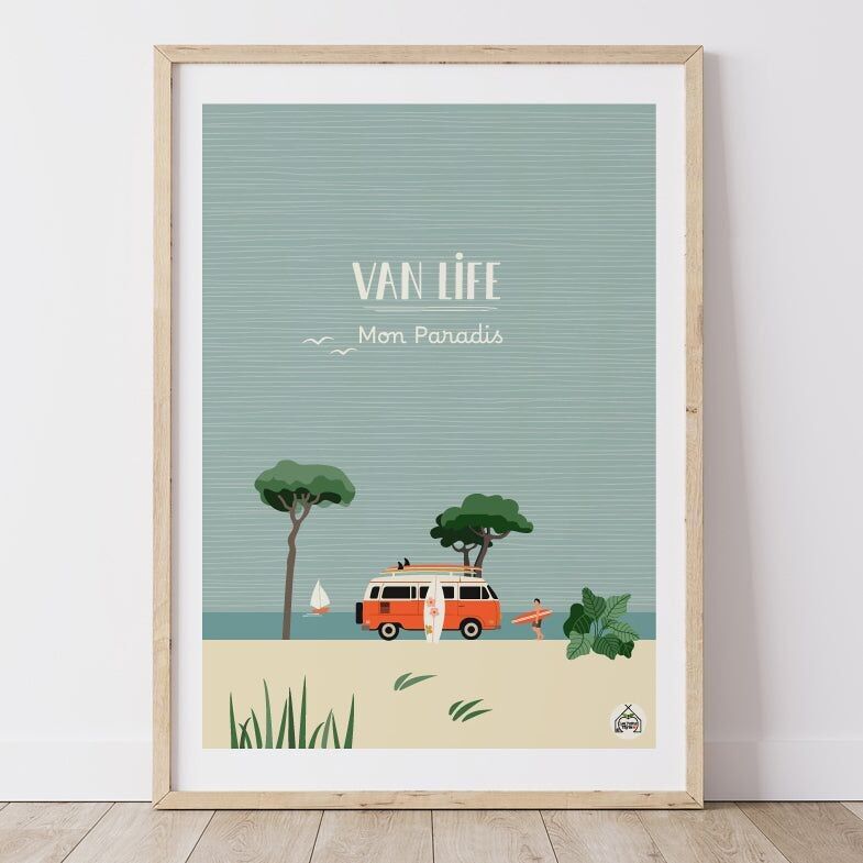 Poster VAN LIFE - Il mio paradiso