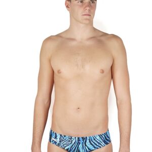 Maillot de bain slip bleu León Pauna