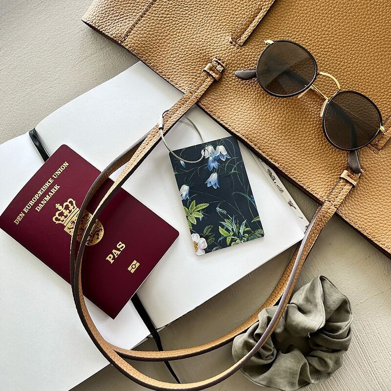 Gepäckanhänger - Blue Flower Garden JL - Dunkelblau