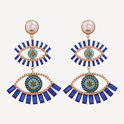 Kia Earrings - Blue