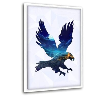 The eagle - canvas picture with shadow gap