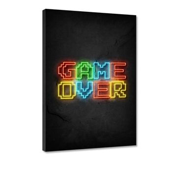 Game over - néon - écran avec shadow gap 14