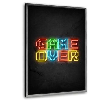 Game over - néon - écran avec shadow gap 8