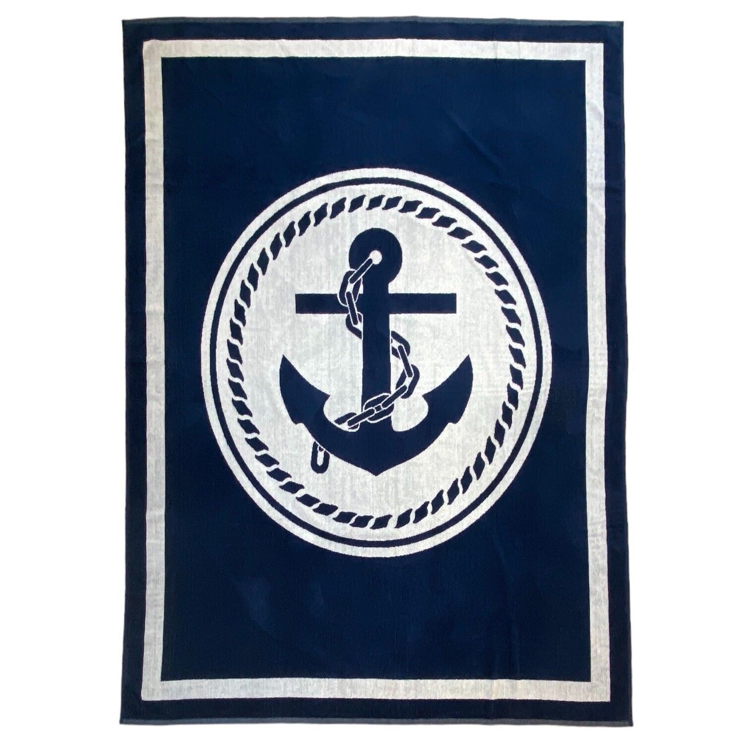 Madison Jacquard-Strandtuch aus Velours-Frottee, 140 x 180 cm, 400 g/m²