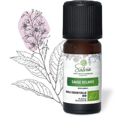 Salvia Clary - Aceite esencial orgánico