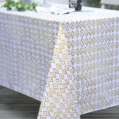 BATIK CURRY RECT TABLECLOTH 150X300