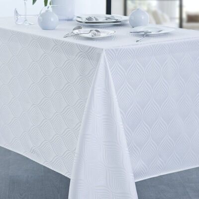 LUCE WHITE TABLECLOTH RECT 150X250