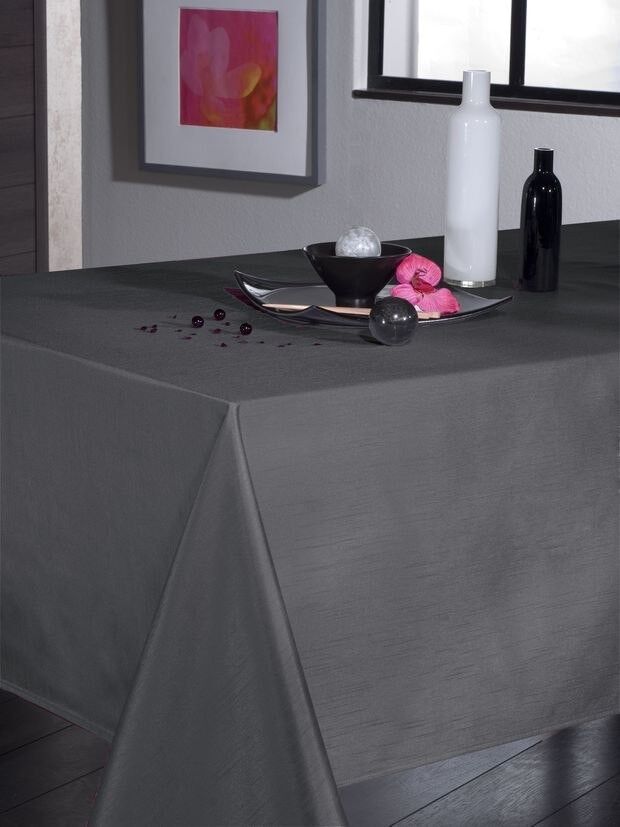 TISCHDECKE MIT MINERAL-SEIDE-EFFEKT RECHTECKIG 150X250