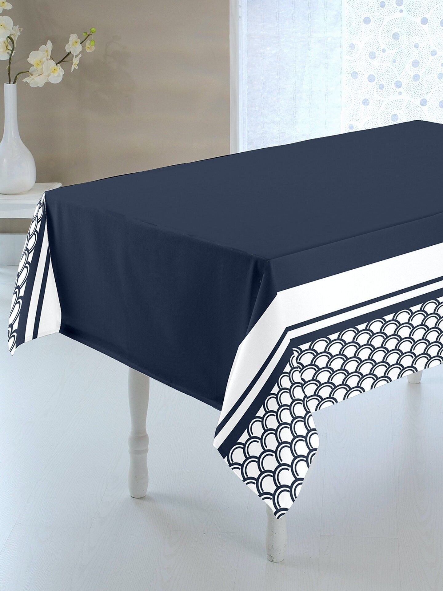 TISCHDECKE SOBA BLAU RECHTECKIG 150X300