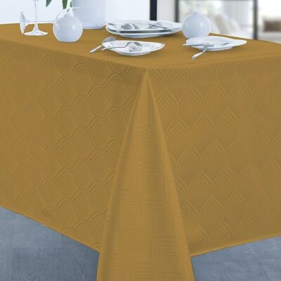 LUCE OCHER RECT TABLECLOTH 150X300