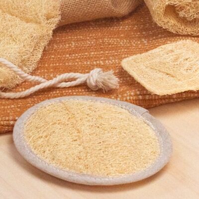 Spugna di luffa corpo ovale naturale (Luffa)