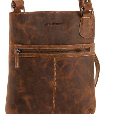 Vintage leather shoulder bag 1566-25