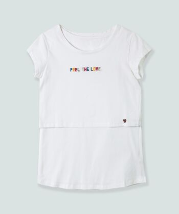 T-shirt d'allaitement Ressentez l'amour 6
