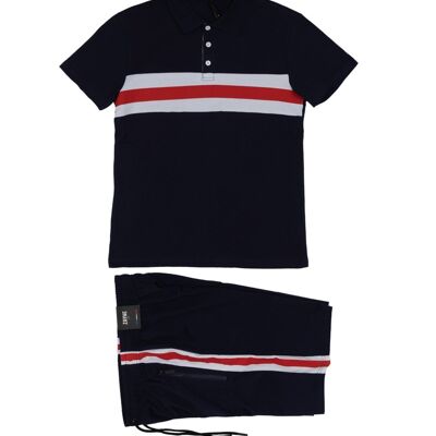 Men's polo shirt + shorts set E401