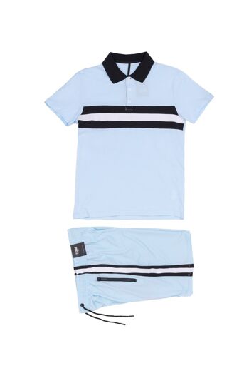 Ensemble polo + short homme E401 7