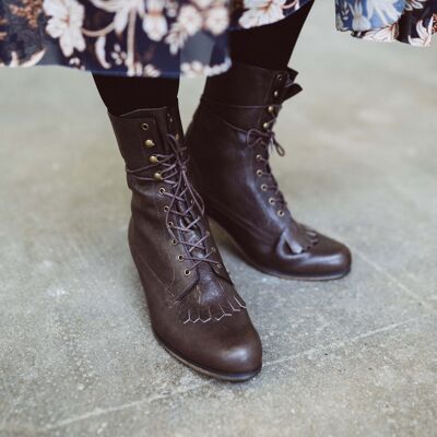 Lizzy lace-up ankle boots
