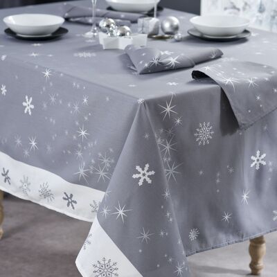 TOVAGLIA RAIN STAR GRIGIO RETTANGOLARE 150X350