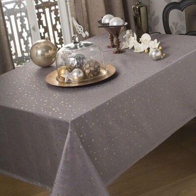 EVITA GRIS/OR NAPPE RECT 150X250