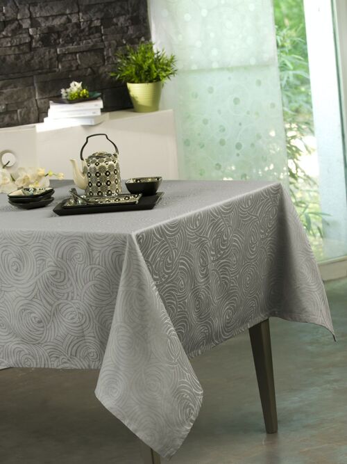 STACY GRIS NAPPE RECT 150X350