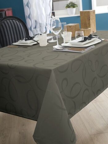 KACIE GRIS FONCE NAPPE RECT 150X350