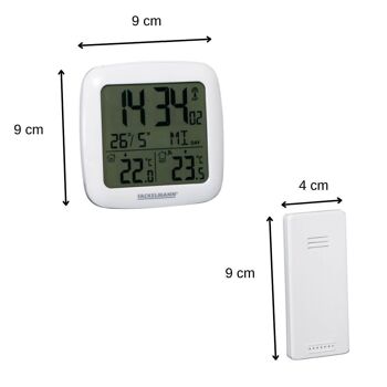 Thermomètre numérique radio-réveil Fackelmann Tecno 2