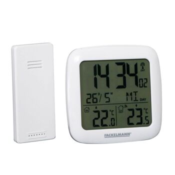 Thermomètre numérique radio-réveil Fackelmann Tecno 6