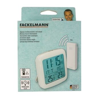 Thermomètre numérique radio-réveil Fackelmann Tecno 9