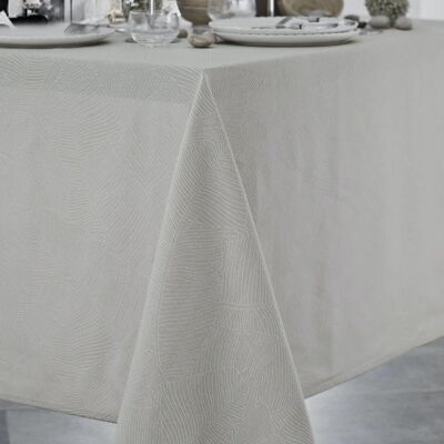 ARONIA PEARL GRAY RECT TABLECLOTH 150X350